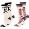 Baseball Crew Socks for Men and Women, Novelty Socks (One Size, 2 Pairs)